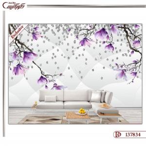 کاغذ دیواری سه بعدی به همراه بیان ویژگی و مزایای آن