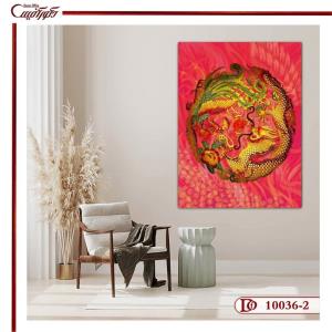 تابلو ققنوس و اژدها فنگ شویی R036-2