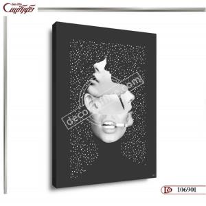 تابلو دکوراتیو صورت مدرن R6901