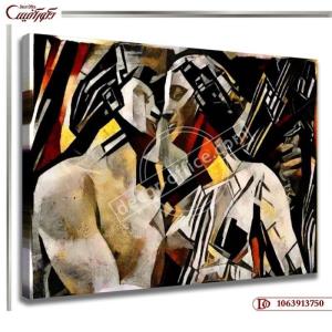 تابلو کلاسیک کوبیسم R3750