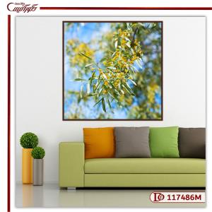 تابلو فنگ شویی شکوفه سنجد S117486