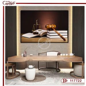 تابلو دکوراتیو عدالت و قانون R117722