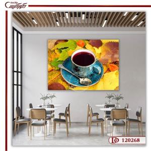 تابلو طرح فنجان قهوه R120268