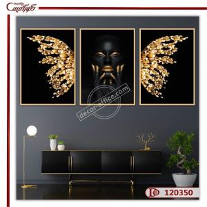 تابلو سه تکه چهره L120350