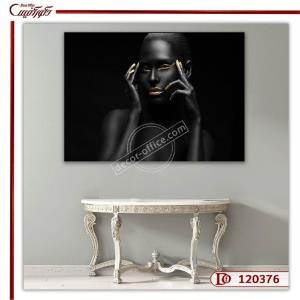 تابلو چهره سیاه پوست R120376