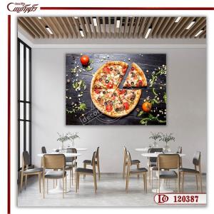 تابلو دیواری فست فود R120387