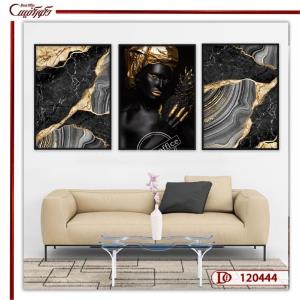 تابلو ست مدرن با چهره سیاه پوست L120444