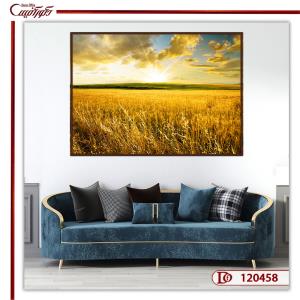تابلو گندم زار فنگ شویی R120458