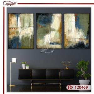 تابلو سه تکه پتینه مدرن L120469