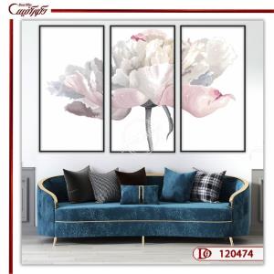 تابلو سه تکه گل L120474
