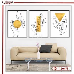 تابلو مینیمال چهره مدرن L120475 