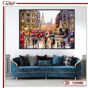 تابلو دیواری منظره شهری R120488