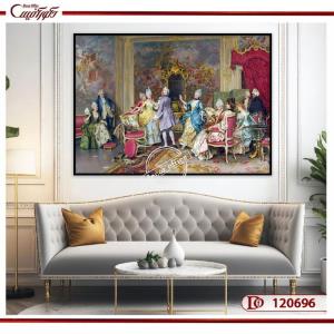 تابلو مجلس اشرافی قرن هجدهم R120696