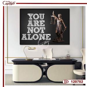 تابلو دکوراتیو شما تنها نیستید R120702