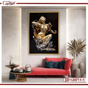 تابلو مدرن سه‌بعدی مجسمه | R120711-1