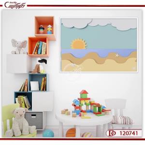 تابلو دکوراتیو ساحل آفتابی R120741