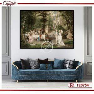 تابلو دکوراتیو ضیافت در باغ R120754