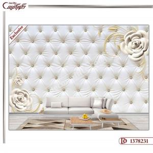 کاغذ دیواری سه بعدی گل 8231
