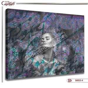 تابلو دکوراتیو خط نقاشی R011-4