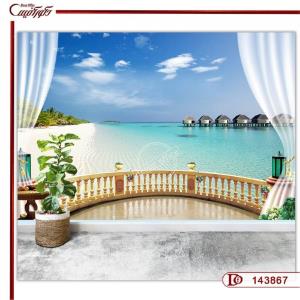 پوستر دیواری منظره ساحلی 143867