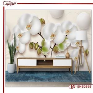 پوستر دیواری گل سفید 15452655