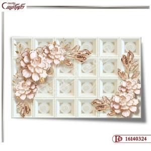 پوستر دیواری گل سه بعدی 0324