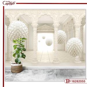 پوستر دیواری سه بعدی گوی و عمارت 16262055