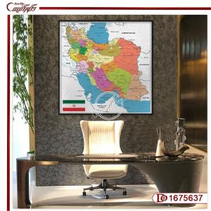تابلو دیواری نقشه ایران S1675637