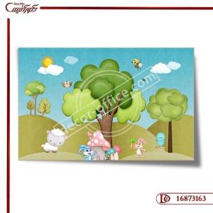 کاغذ دیواری سه بعدی کودک 3163