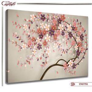 تابلو دیواری گل R7751