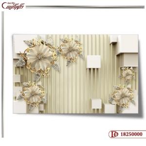 کاغذ دیواری سه بعدی گل 0000