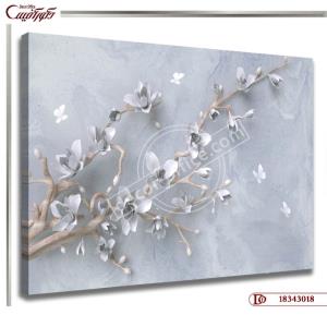 تابلو دکوراتیو گل سه بعدی R3018