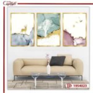 تابلو سه تکه مدرن گوزن L1954023
