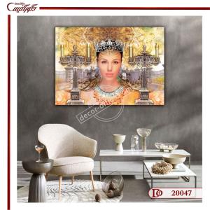 تابلو دیواری خط چهره R20047