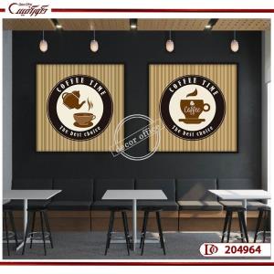 تابلوی دکوراتیو وقت قهوه K204964