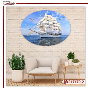 تابلو دیواری کشتی فنگ شویی O217170-2