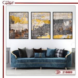 تابلو سه تکه طرح پتینه L218889