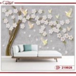 کاغذ دیواری سه بعدی شکوفه 219926