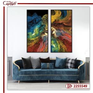 تابلو دو تکه آبرنگی K2255549