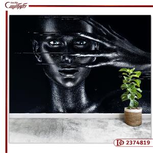 پوستر دیواری چهره سیاه پوست 2374819