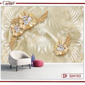 پوستر دیواری گل و الماس 324153