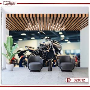 کاغذ دیواری سه بعدی موتور 328712 