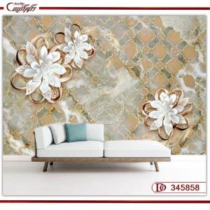 پوستر دیواری سه بعدی گل 345858