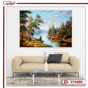 تابلو دکوراتیو جنگل و طبیعت R374680