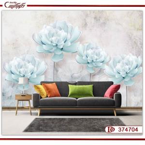 پوستر دیواری سه بعدی گل 374704
