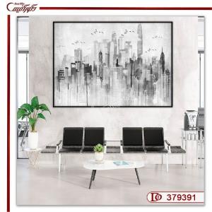 تابلو دیواری منظره شهری فانتزی R379391