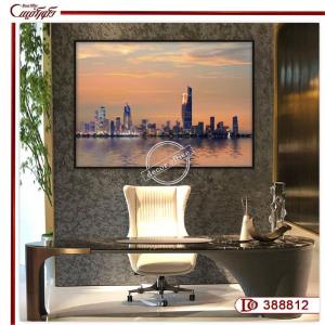تابلو دکوراتیو منظره شهر بندری R388812