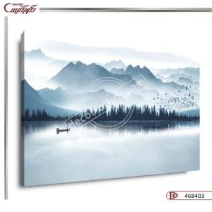 تابلو دکوراتیو منظره کوهستانی R8403