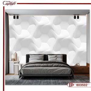کاغذ دیواری سه بعدی هندسی شش ضلعی 603502