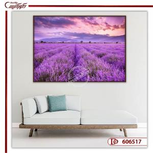 تابلو فنگ شویی دشت لوندر R606517